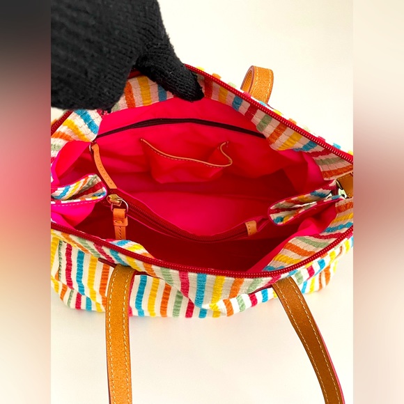 Dooney & Bourke Women Purse in Multi Colored Stripes - Picture 8 of 14